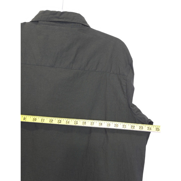 Bobbie Brooks Button Shirt Embroidered Floral Women XL Olive Western Cottagecore - Picture 7 of 14